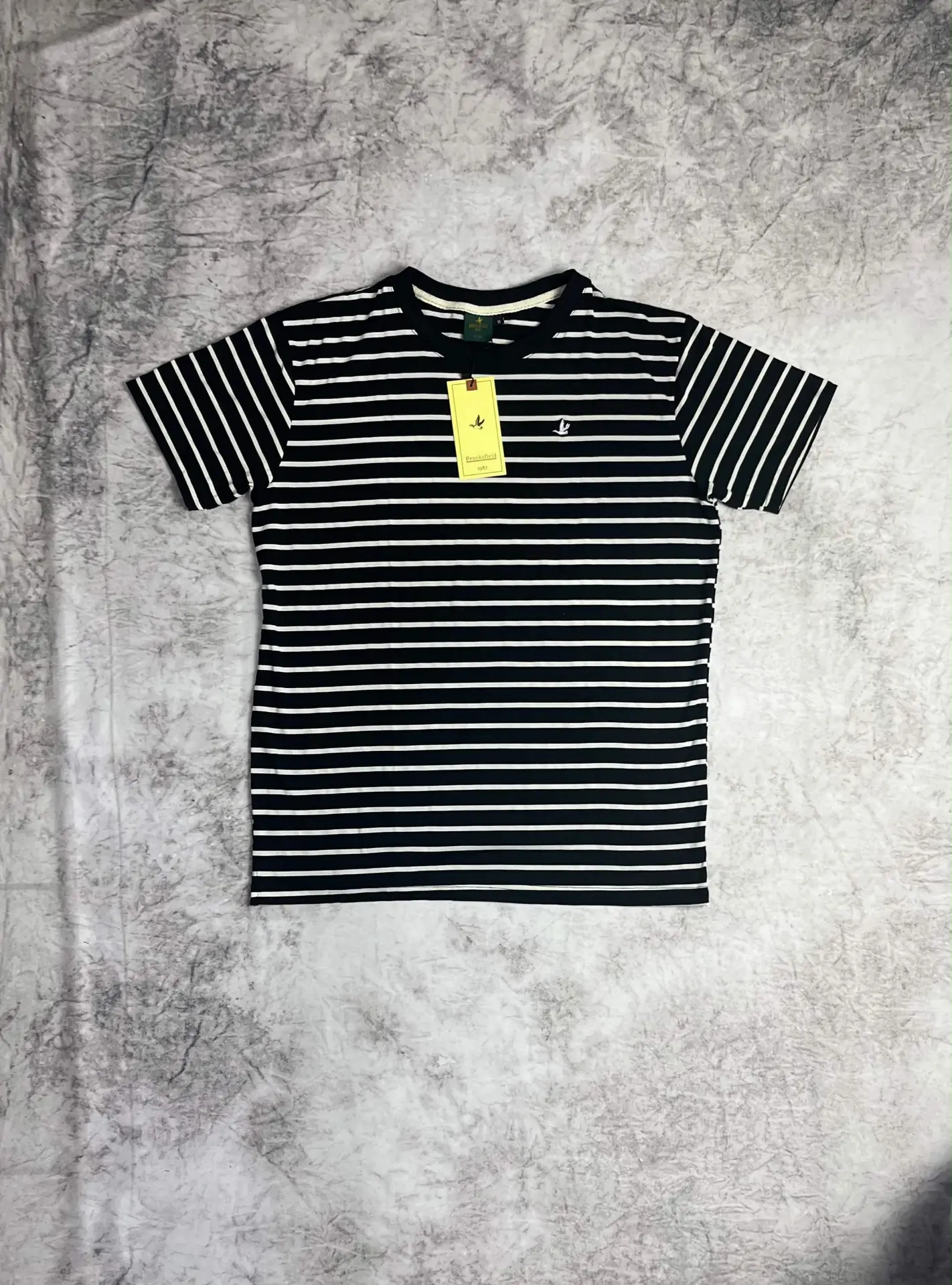 Camiseta Brooksfield Listrada Marinho