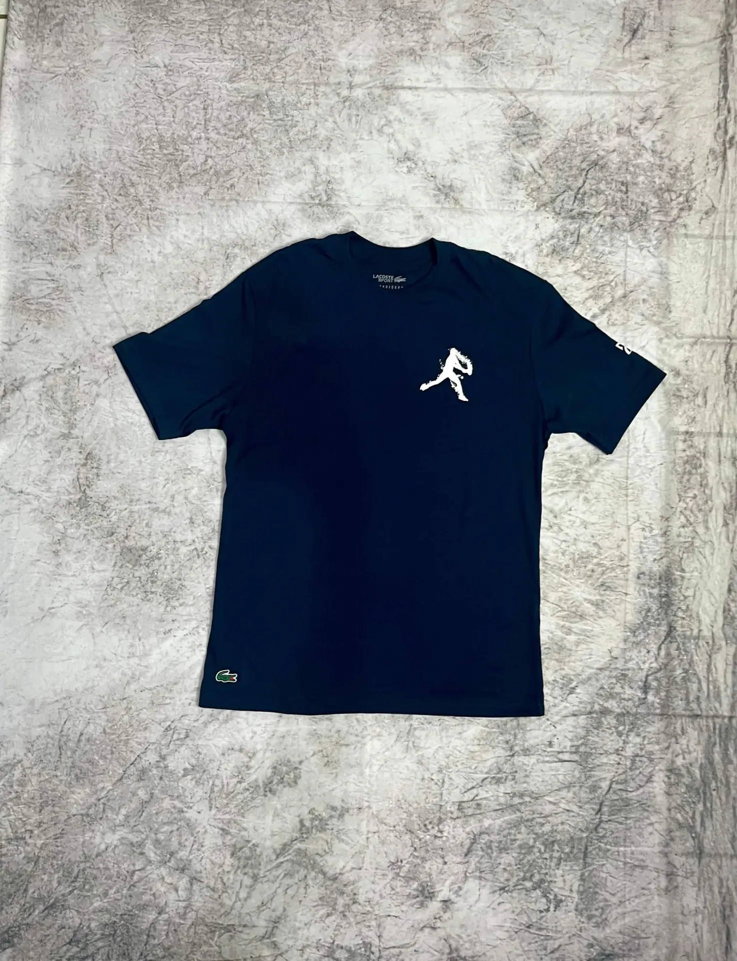 Camiseta Lacoste Crocodilo Azul Marinho