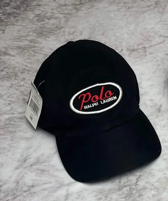 Boné Polo Ralph Lauren Logo Oval Preto